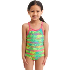 Funkita - Palm Free - Toddler Girl's Printed One Piece -Swim and Beyond funkita palm free toddler girls printed one piece 4