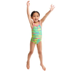 Funkita - Palm Free - Toddler Girl's Printed One Piece -Swim and Beyond funkita palm free toddler girls printed one piece 5