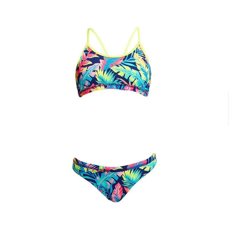 Funkita - Palm Off - Girls Eco Racerback Two Piece 2 Funkita - Palm Off - Girls Eco Racerback Two Piece - Image 2