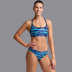Funkita - Palm Pilot - Ladies Sports Top -Swim and Beyond funkita palm pilot ladies sports top 5
