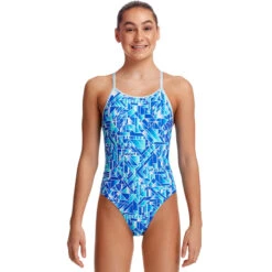 Funkita - Pane Train - Girls Diamond Back One Piece