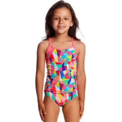 Funkita - Pastel Patch - Toddlers Girls Tankini Two Piece