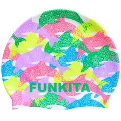 Funkita - Pastel Porpie - Silicone Swimming Cap