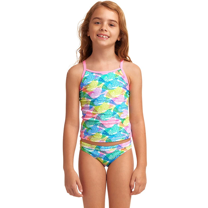 Funkita - Pastel Porpie - Toddler Girls Eco Swim Steady Tankini & Brief 1 Funkita - Pastel Porpie - Toddler Girls Eco Swim Steady Tankini & Brief
