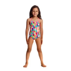Funkita - Pastel Patch - Toddlers Girls One Piece -Swim and Beyond funkita pastel punch toddlers girls one piece swimsuit 4