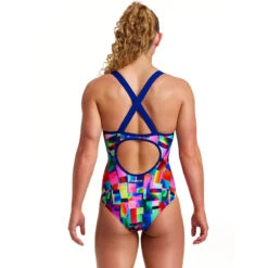 Funkita - Patch Panels - Ladies Eclipse One Piece -Swim and Beyond funkita patch panels ladies eclipse one piece 3