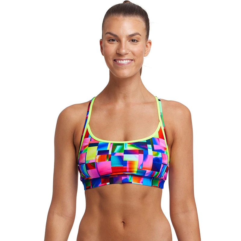 Funkita - Patch Panels - Ladies Sports Top 1 Funkita - Patch Panels - Ladies Sports Top