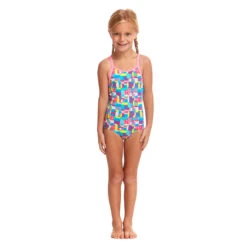 Funkita - Patched Up - Toddler Girl's Printed One Piece 8 Funkita - Patched Up - Toddler Girl's Printed One Piece -Swim and Beyond funkita patched up toddler girls printed one piece 4