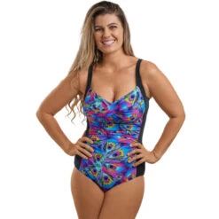 Funkita - Peacock Paradise - Ladies Ruched One Piece