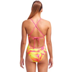 Funkita - Pinged Pink - Girls Tie Me Tight One Piece 7 Funkita - Pinged Pink - Girls Tie Me Tight One Piece -Swim and Beyond funkita pinged pink girls tie me tight one piece 3