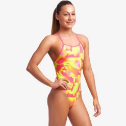 Funkita - Pinged Pink - Girls Tie Me Tight One Piece 9 Funkita - Pinged Pink - Girls Tie Me Tight One Piece -Swim and Beyond funkita pinged pink girls tie me tight one piece 5