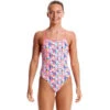 Funkita - Pink Panda - Girls Eco Single Strap One Piece