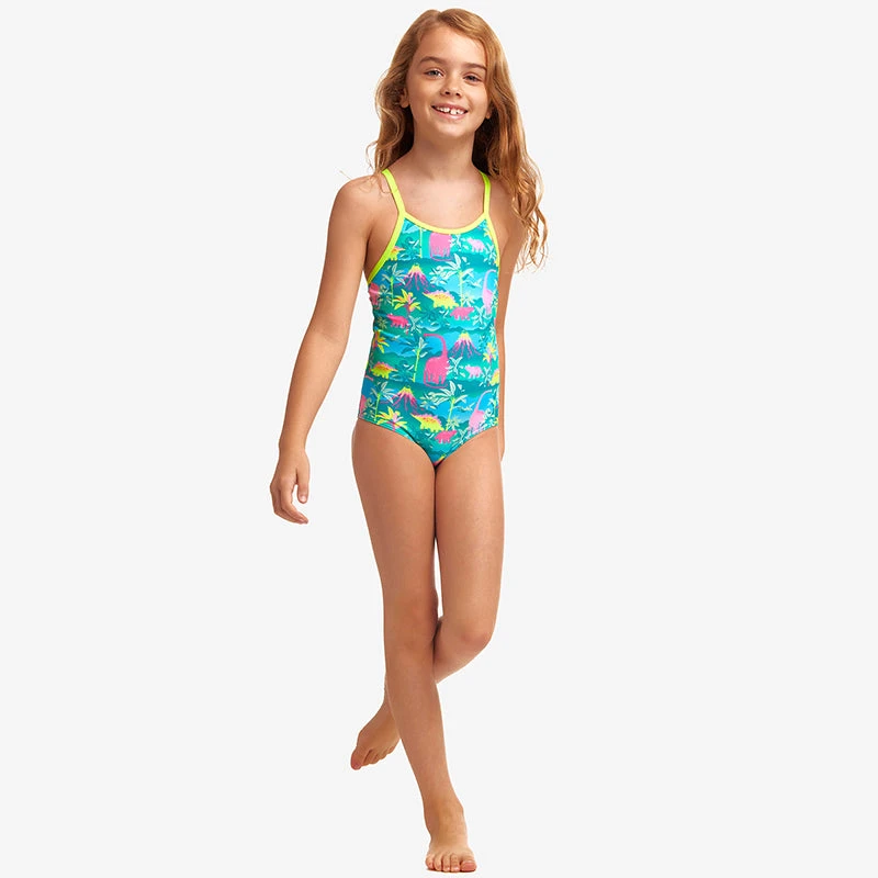 Funkita - Prehistoric Party - Toddler Girls Printed One Piece 4 Funkita - Prehistoric Party - Toddler Girls Printed One Piece - Image 4