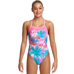 Funkita - Pretty Pink - Girls Single Strap One Piece