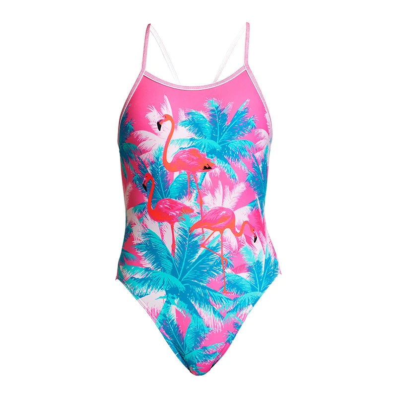 Funkita - Pretty Pink - Girls Single Strap One Piece 2 Funkita - Pretty Pink - Girls Single Strap One Piece - Image 2