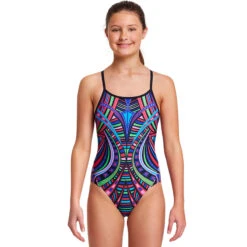 Funkita - Primal Night - Girls Diamond Back One Piece