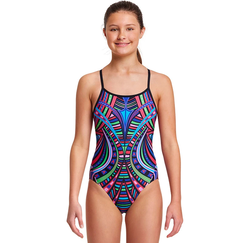 Funkita - Primal Night - Girls Diamond Back One Piece 1 Funkita - Primal Night - Girls Diamond Back One Piece