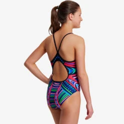 Funkita - Primal Night - Girls Diamond Back One Piece 6 Funkita - Primal Night - Girls Diamond Back One Piece -Swim and Beyond funkita primal night girls diamond back one piece 3