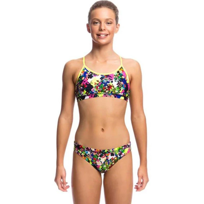 Funkita - Princess Cut - Girls Racerback Two Piece 1 Funkita - Princess Cut - Girls Racerback Two Piece