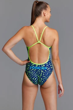 Funkita - Purry Palm - Ladies Single Strap One Piece -Swim and Beyond funkita purry palm ladies single strap one piece 4