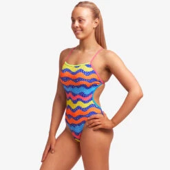 Funkita - Rocky Wave - Ladies Twisted One Piece -Swim and Beyond funkita rocky wave ladies twisted one piece 5