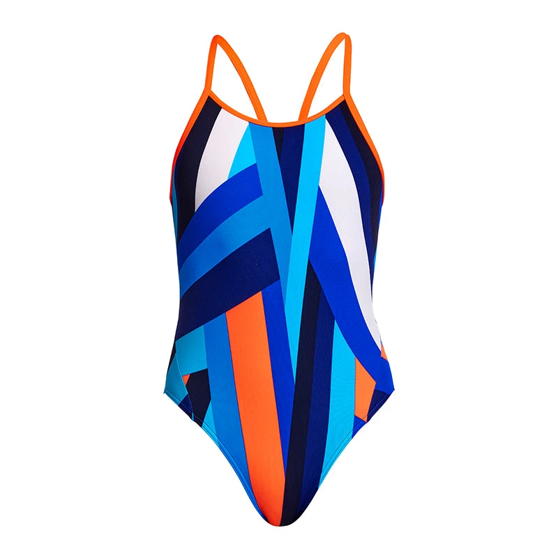 Funkita - Scaffolded - Girls Diamond Back One Piece 2 Funkita - Scaffolded - Girls Diamond Back One Piece - Image 2