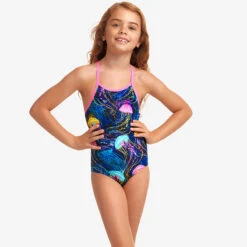 Funkita - Schwimma Stinga - Toddler Girls Printed One Piece -Swim and Beyond funkita schwimma stinga toddler girls printed one piece 4