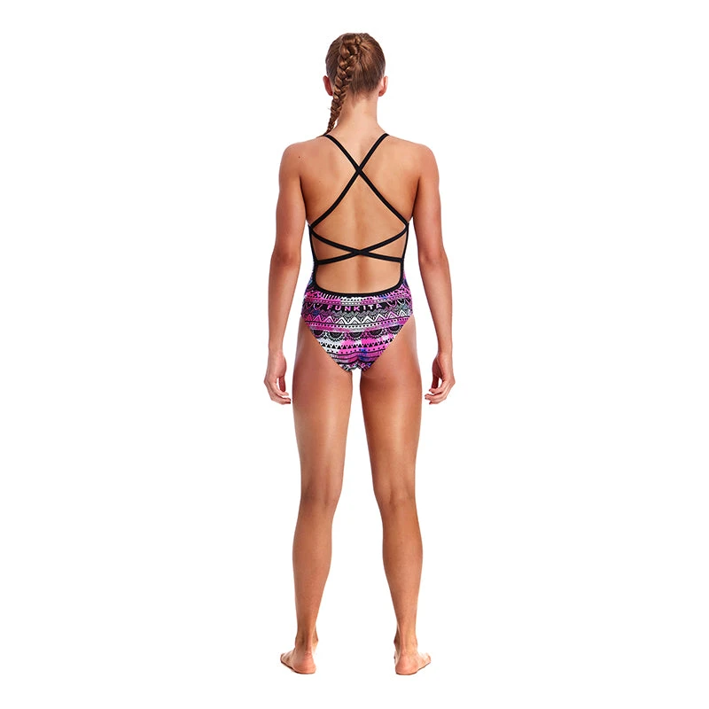 Funkita - Skull Swim - Girls Strapped In One Piece 3 Funkita - Skull Swim - Girls Strapped In One Piece - Image 3
