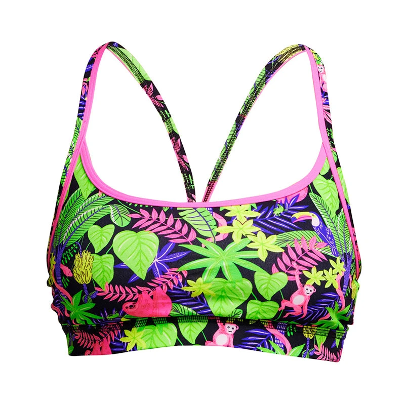 Funkita - Sloth Slumber - Ladies Sports Top 2 Funkita - Sloth Slumber - Ladies Sports Top - Image 2
