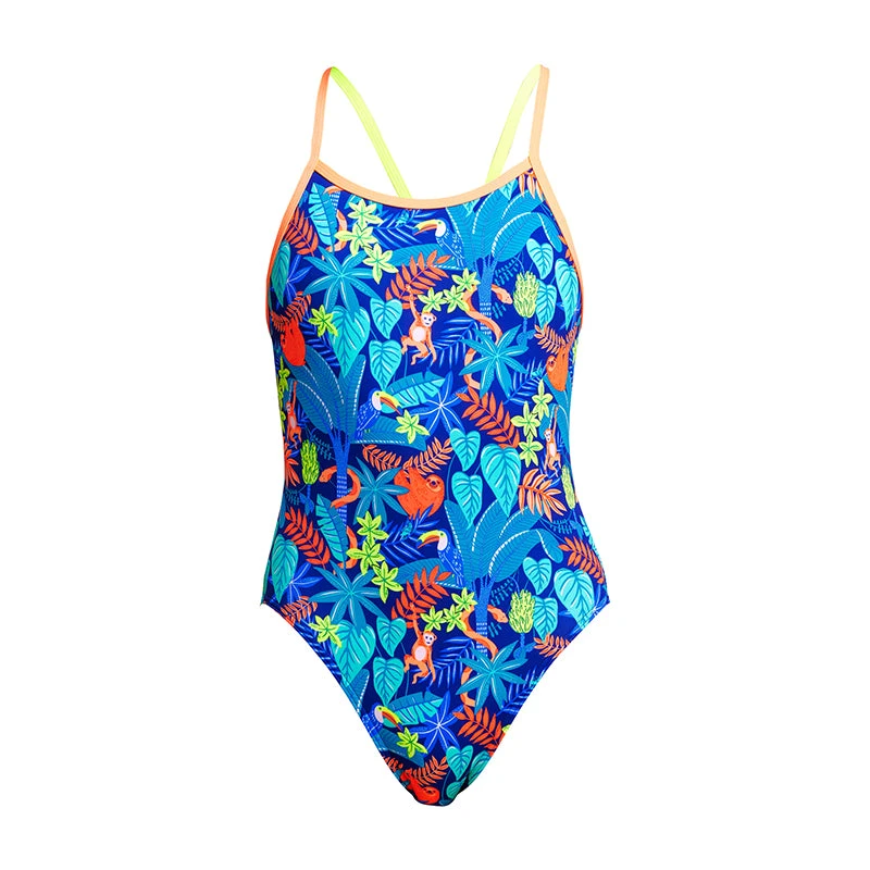 Funkita - Slothed - Girls Single Strap One Piece 2 Funkita - Slothed - Girls Single Strap One Piece - Image 2