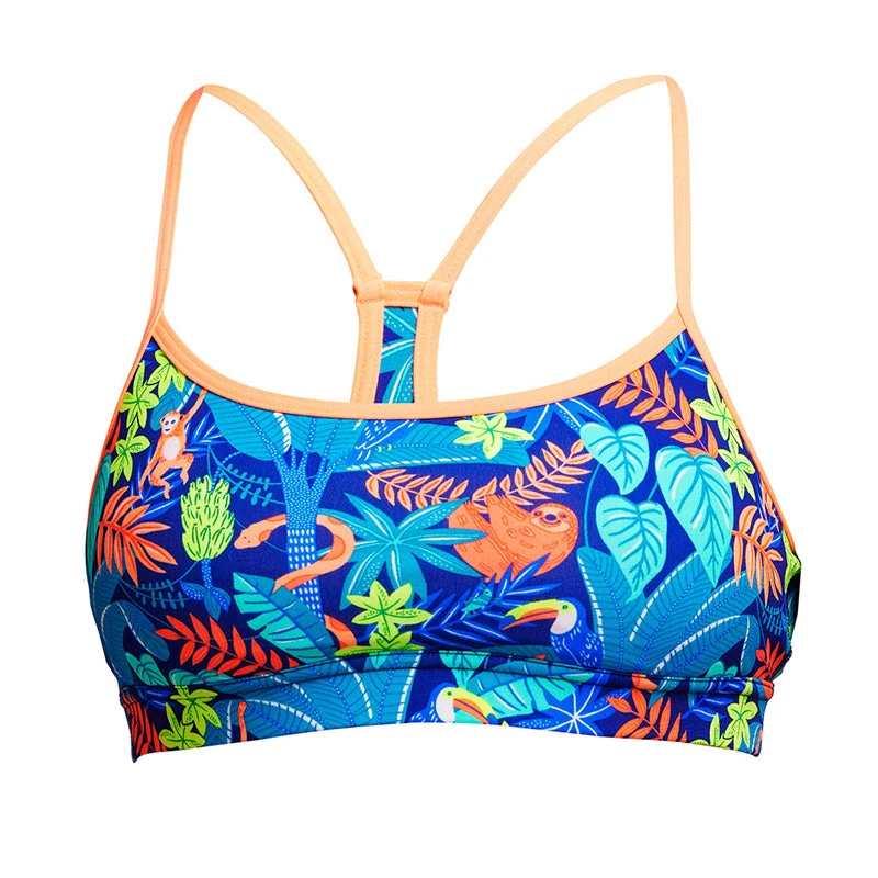 Funkita - Slothed - Ladies Swim Crop Top 2 Funkita - Slothed - Ladies Swim Crop Top - Image 2