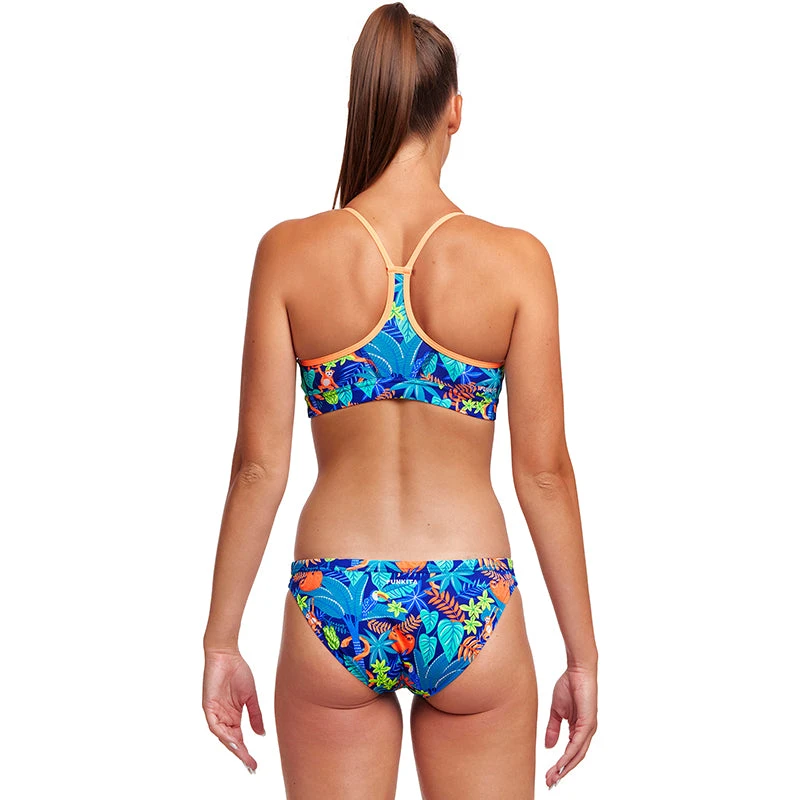 Funkita - Slothed - Ladies Swim Crop Top 3 Funkita - Slothed - Ladies Swim Crop Top - Image 3