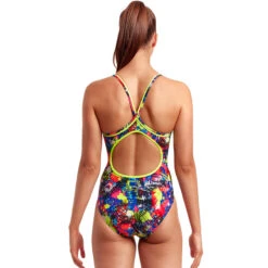 Funkita - Smash City - Ladies Diamond Back One Piece -Swim and Beyond funkita smash city ladies diamond back one piece 3
