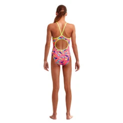 Funkita - So Hot - Girls Eco Diamond Back One Piece -Swim and Beyond funkita so hot girls eco diamond back one piece 3