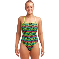 Funkita - Speed Cheat - Ladies Eco Strapped In One Piece