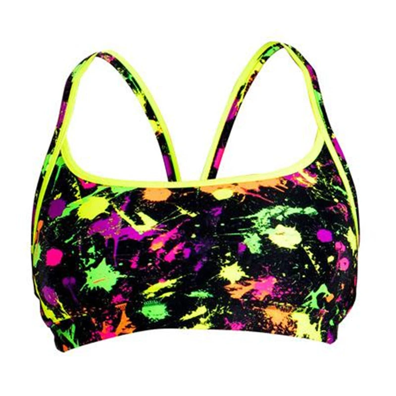 Funkita - Splatter Attack - Ladies Sports Top 2 Funkita - Splatter Attack - Ladies Sports Top - Image 2