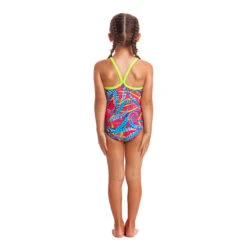 Funkita - Squeaky Squid - Toddler Girls Eco One Piece -Swim and Beyond funkita squeaky squid toddler girls eco one piece 2