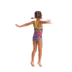 Funkita - Squeaky Squid - Toddler Girls Eco One Piece -Swim and Beyond funkita squeaky squid toddler girls eco one piece 4
