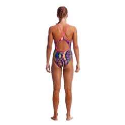 Funkita - Squiggle Piggle - Girls Diamond Back One Piece -Swim and Beyond funkita squiggle piggle girls diamond back one piece 2