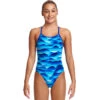 Funkita - Storm Buoy - Girls Eco Diamond Back One Piece