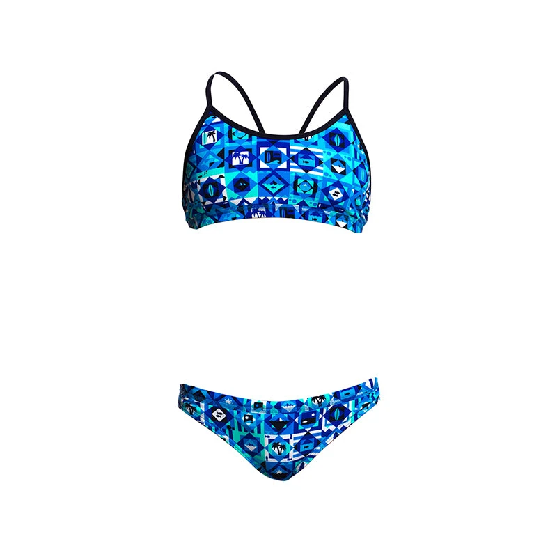 Funkita - Strike It Lucky - Girls Racerback Two Piece 2 Funkita - Strike It Lucky - Girls Racerback Two Piece - Image 2