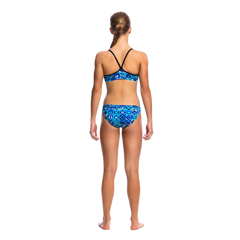 Funkita - Strike It Lucky - Girls Racerback Two Piece 3 Funkita - Strike It Lucky - Girls Racerback Two Piece - Image 3