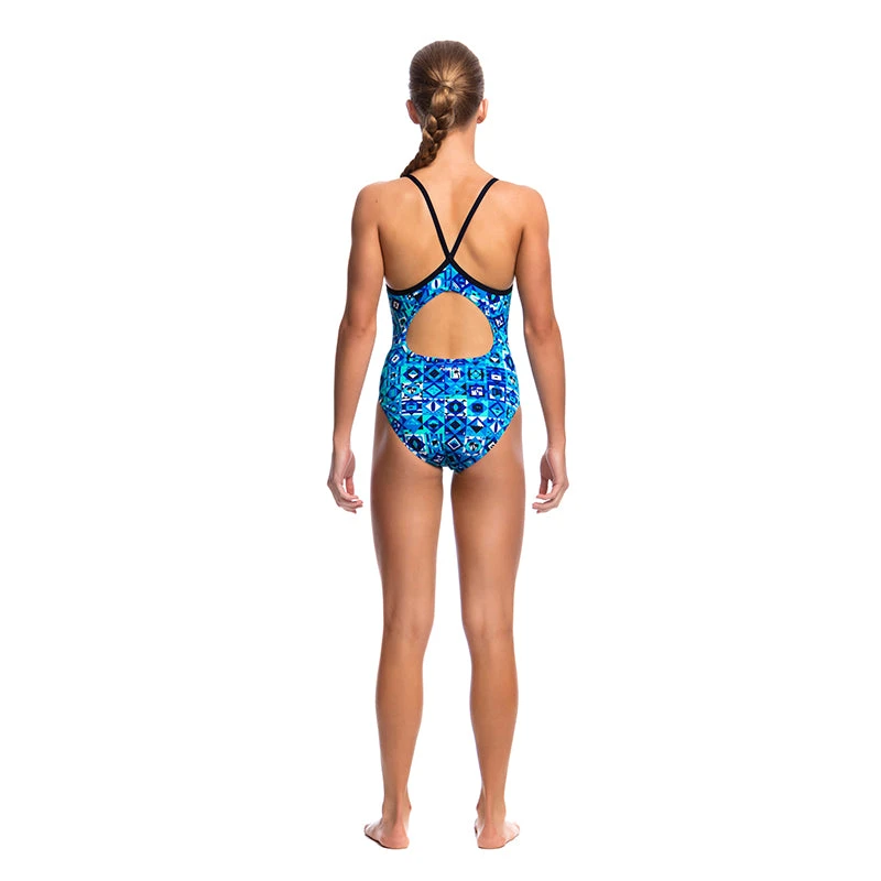 Funkita - Strike It Lucky - Girls Diamond Back One Piece 3 Funkita - Strike It Lucky - Girls Diamond Back One Piece - Image 3