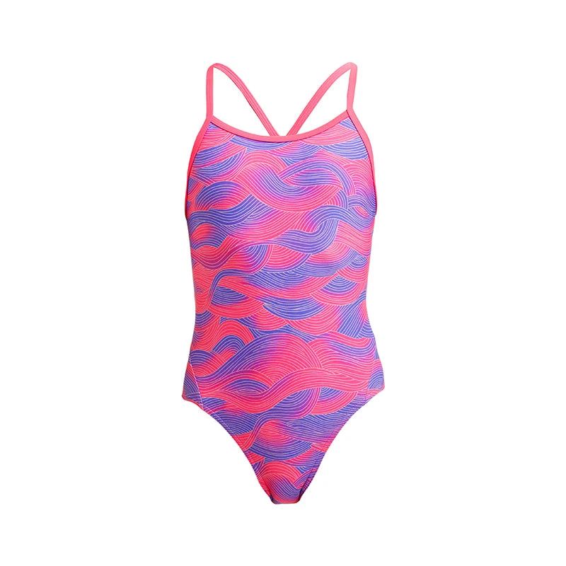 Funkita - Sunset Swirl - Girls Twisted One Piece 2 Funkita - Sunset Swirl - Girls Twisted One Piece - Image 2