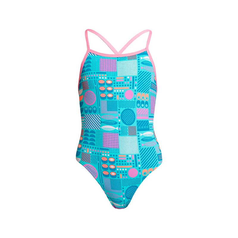 Funkita - Sushi Smooshy - Girls Tie Me Tight One Piece 2 Funkita - Sushi Smooshy - Girls Tie Me Tight One Piece - Image 2