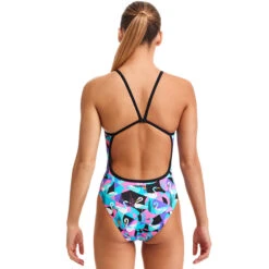 Funkita - Swan Around - Girls Eco Single Strap One Piece -Swim and Beyond funkita swan around girls eco single strap one piece 3