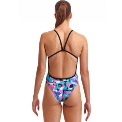 Funkita - Swan Around - Ladies Eco Single Strength One Piece -Swim and Beyond funkita swan around ladies eco single strength one piece 3