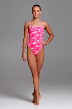 Funkita - Swan Lake - Girls Single Strap One Piece -Swim and Beyond funkita swan lake girls single strap one piece 5