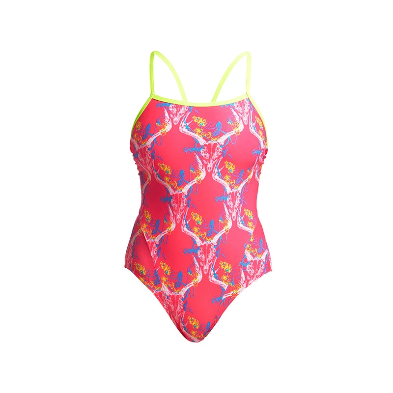Funkita - Sweet Skulls - Ladies Single Strap One Piece 2 Funkita - Sweet Skulls - Ladies Single Strap One Piece - Image 2
