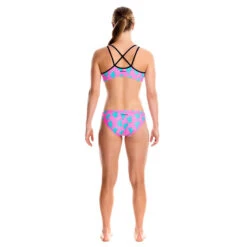 Funkita - Sweetie Spike - Girls Criss Cross Two Piece -Swim and Beyond funkita sweetie spike criss cross bikini girls two piece 3